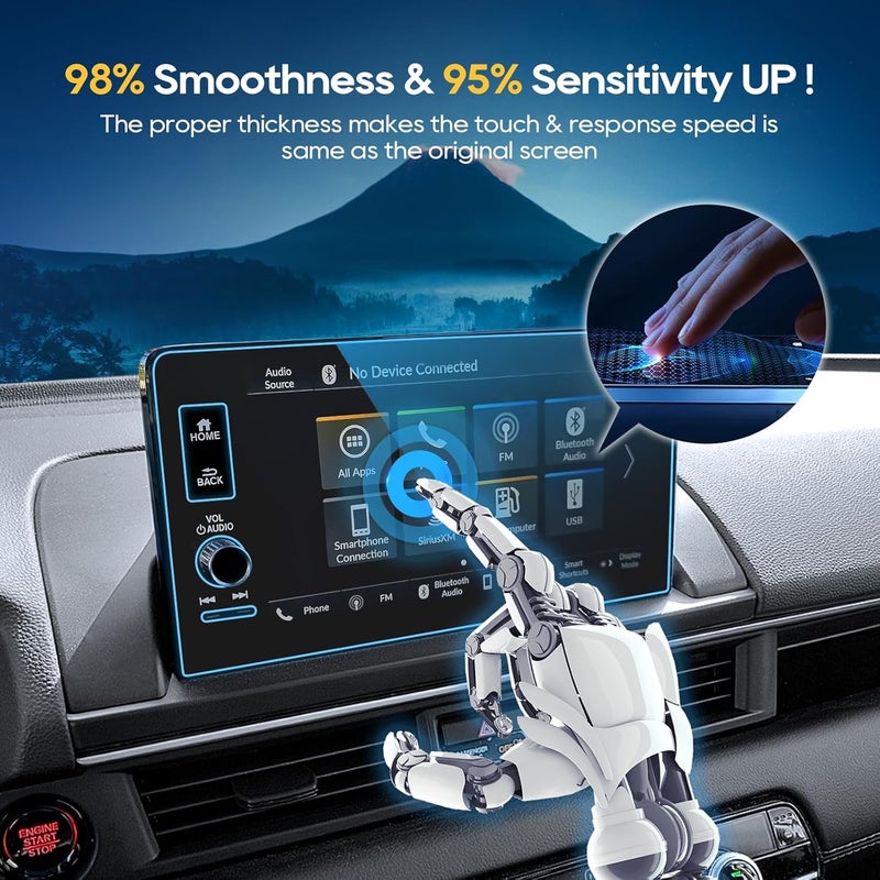LFOTPP For 2025 Honda Pilot Screen Protector -9 inch Touchscreen 9H- 2023 2024 2025 Honda Pilot (EX-L/TrailSport/Touring/Elite/Black Edition)TemperedGlass 2025 Pilot Accessories Glass Anit-Fingerprint - Image 3